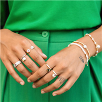 Anello Rue des Mille Donna I Sogni Son Desideri in Argento AN-GB M1 QUAD AU - AN-GB M1 QUAD AU